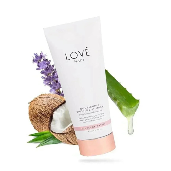 LOVE Hair Mask, All Natural,‎ Paraben & Sulfate Free, Vegan, 6oz - Picture 1 of 7